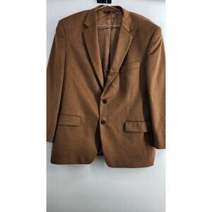 Patrick James 100% Cashmere 44R‎ Brown Conner SC Sports Coat Blazer